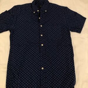 J. Crew Patterned Short Sleeve Button Down